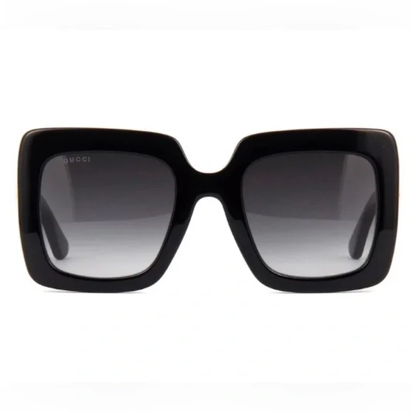Gucci Black Oversized Square Sunglasses GG0328S
